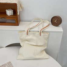 Reusable Portable White Blank Simplicity Canvas Tote Bag