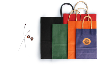 Customized printing packing kraft paper bag