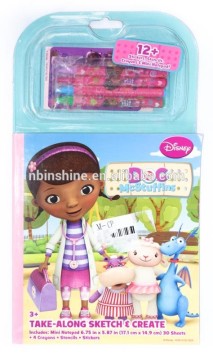 Fun coloring set , noetpad & color activity set