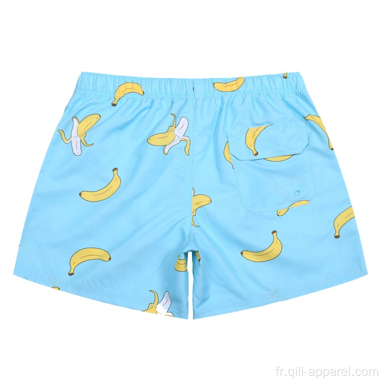 Short de pêche flottant en polyester pour hommes