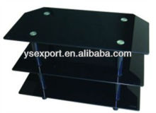 Tempered glass TV stand