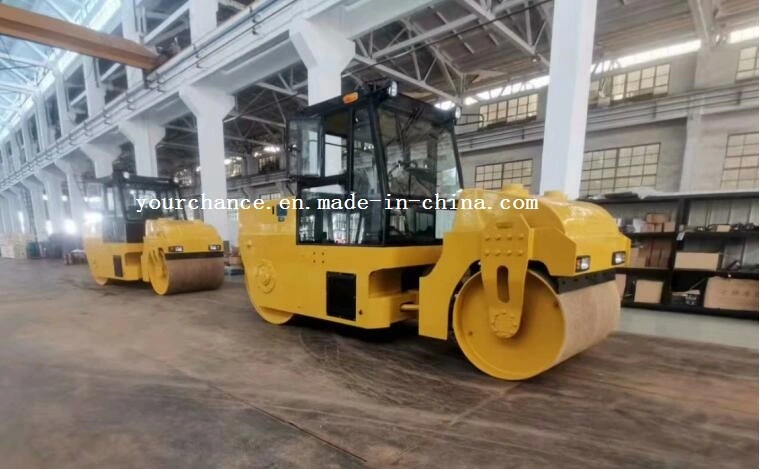 Australia Hot Selling Paving Machinery 2yj8X10 50HP Power 10tons Double Drums Static Small Road Roller with Cabin