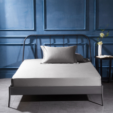 Metal Gray 100% Egyptian cotton fitted sheet