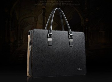 Men 's Genuine Leather business bag