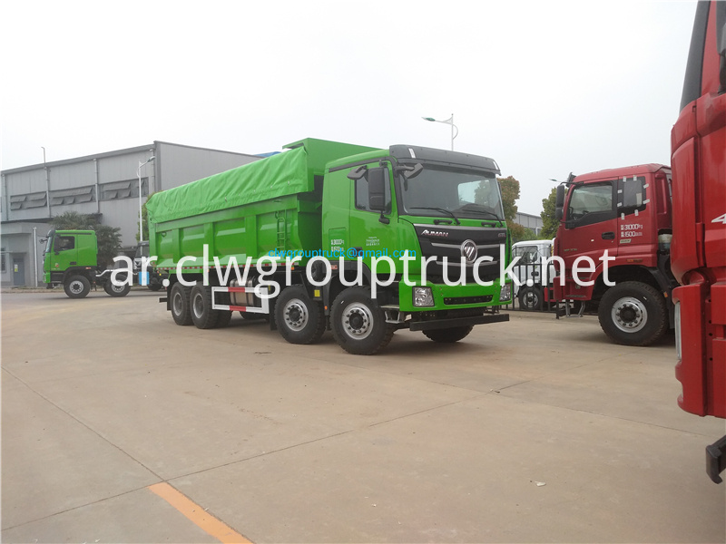 الصين شاحنة تفريغ قياسية 8x4 Foton متعددة الوظائف المصنعين