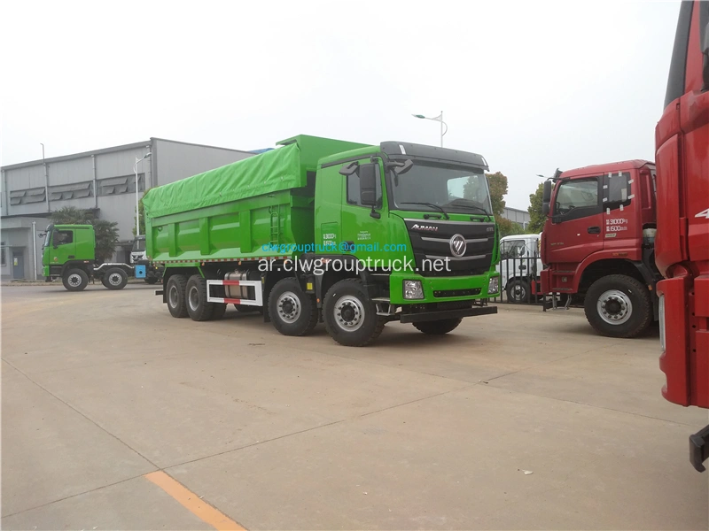 الصين شاحنة تفريغ قياسية 8x4 Foton متعددة الوظائف المصنعين