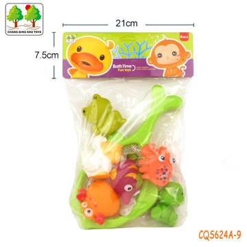 CQS624A-9 CQS soft toys 6PCS and fishing net