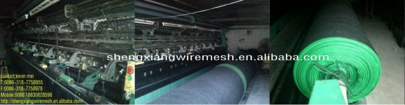 Factory supply 100% virgin HDPE green black color sun shade net for agriculture shade net