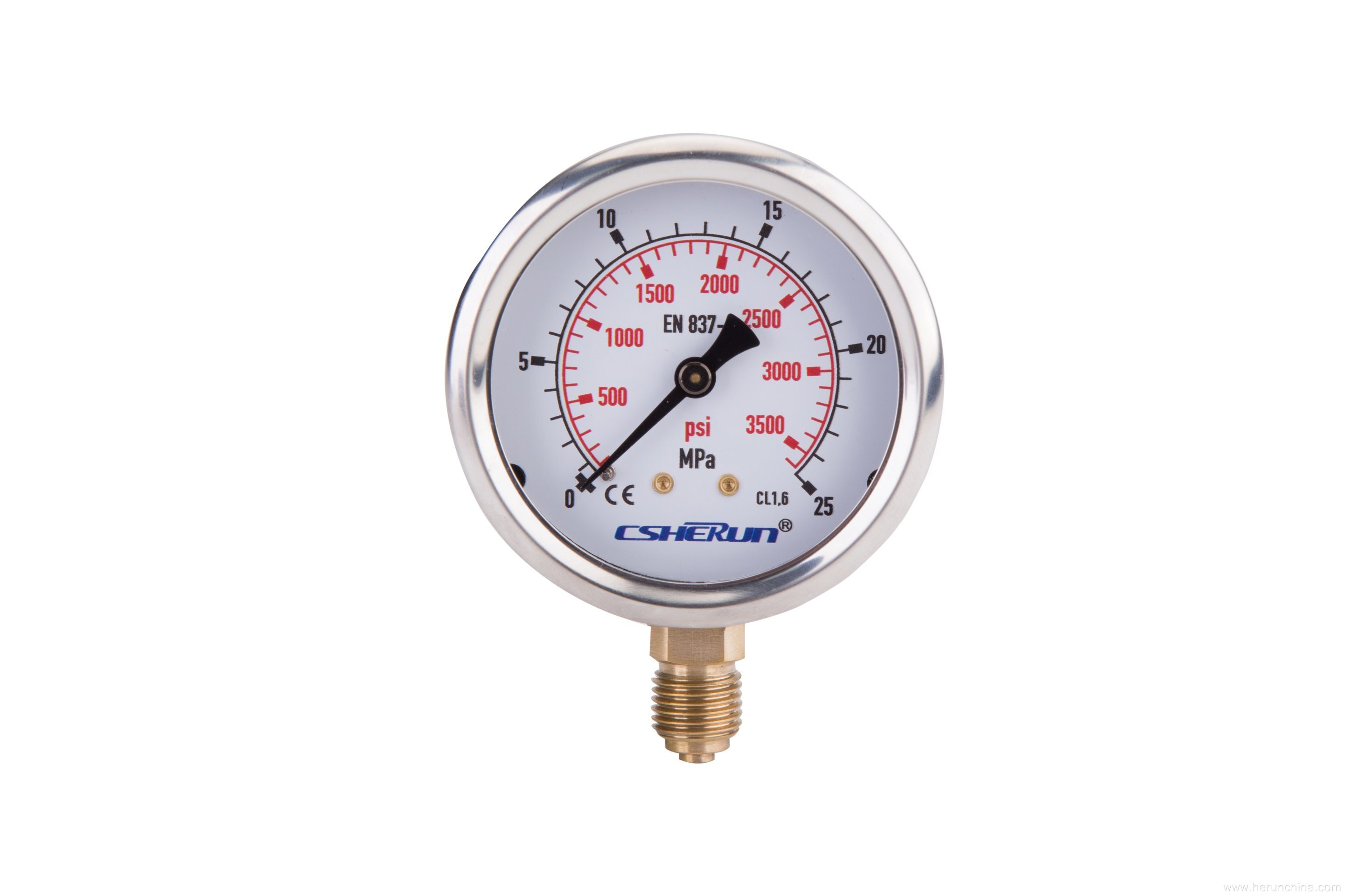 4 Inches Stainless Steel Pressure Gauge Manometer