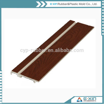 Flooring Accessories Surface Wooden Veneered PVC Wood Baseboard