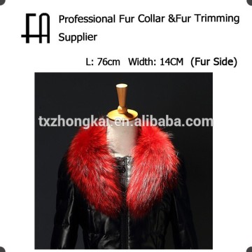 Factory direct raccoon fur collar/raccoon fur trim /fur collar