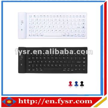 silicone wireless keyboard silicone tablet pc keyboard silicone soft keyboard