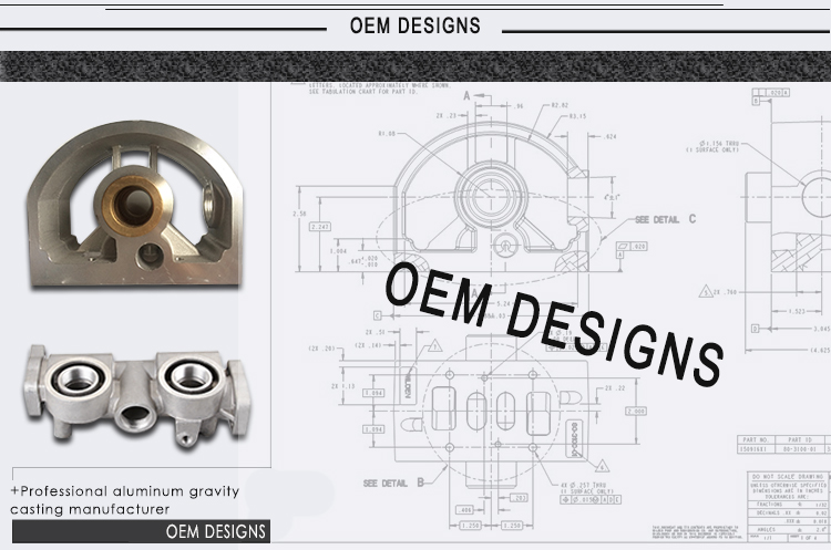 preço competitivo de precisão peças do ciclo do motor CNC fundição de alumínio