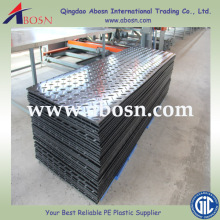 HDPE temporary ground mat for civil engineering works