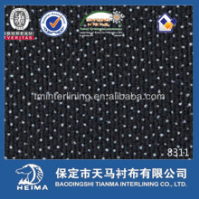 woven fusing twill interlining, stretch interling