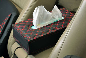 Car Leather Tissue Holder Tissue Box