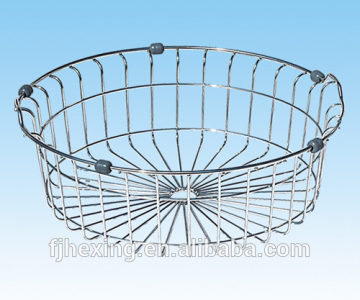 round wire mesh basket