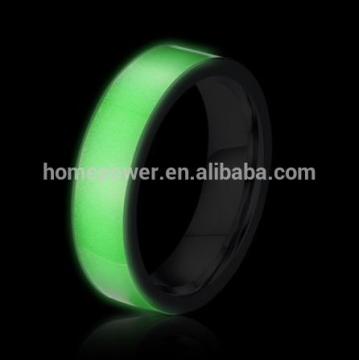 glow in the dark round style ring