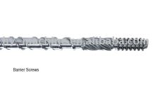 Extruder barrier screw with good mix design