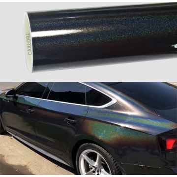 Pelangi Gloss Laser Black Bungkus Vinyl