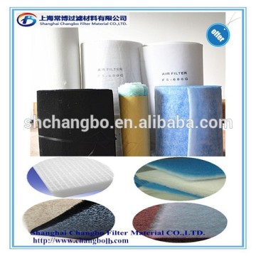 Synthetic fiber spray booth filter material/paint booth filter
