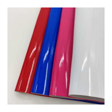 PVC artificial shoe patent leather faux for shoes