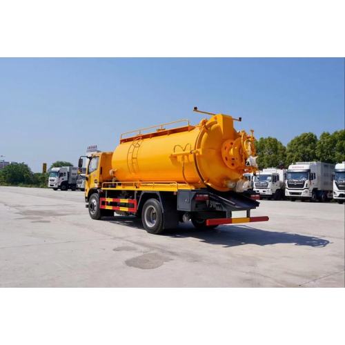 4x2 Camión de succión de aguas residuales de alcantarillado tipo succión de alcantarillado