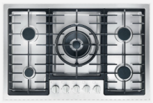 Gas Hobs Miele UK Stainless Steel Top