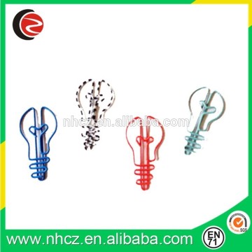 Colorful Light Bulb Shaped Paper Clips Home Clips