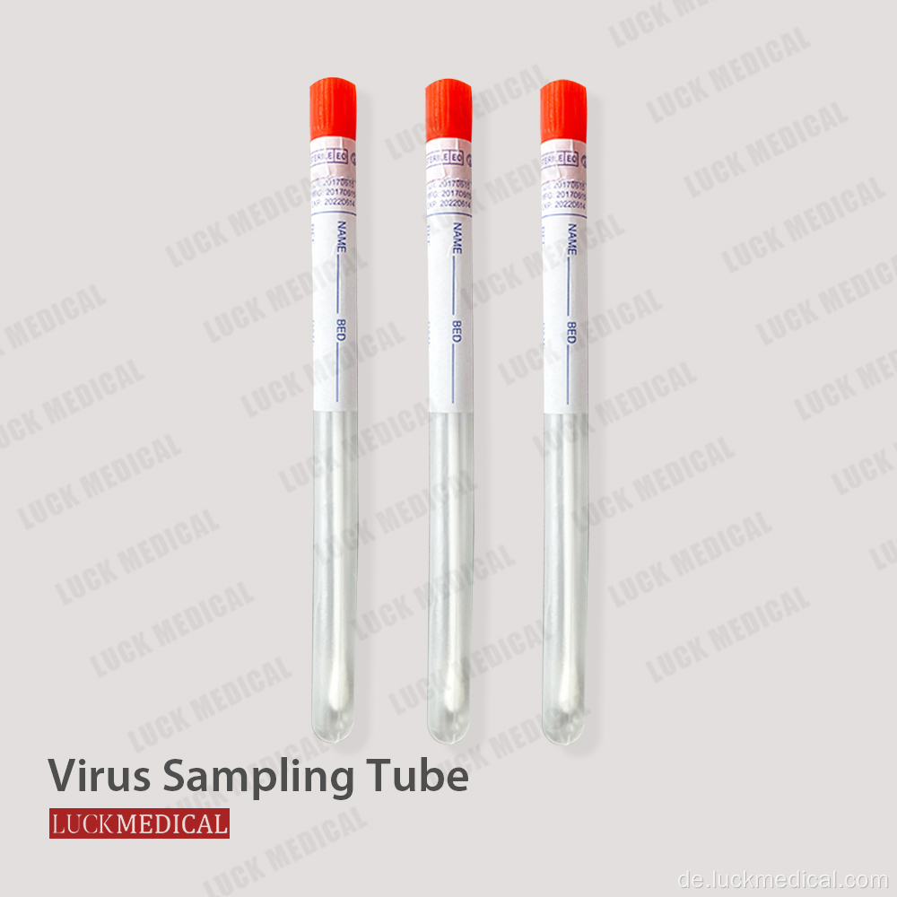 Virus -Testrohr ohne Medium Tube