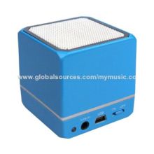 Bluetooth Speaker with Heavy Bass, Measures 50 x 50 x 51mm