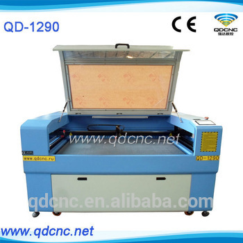 Auto-focus Non metal laser cutting machine QD-1290 laser cutting equipment/co2 laser system