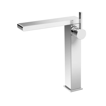 Single lever basin mixer tall