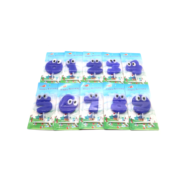 Blue eye styling digital creative birthday candle