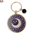 Metal Custom Round Square Enamel Keychain