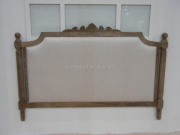Wood Carved Hotel Room Furniture Headboard