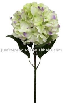 43cm Artificial Hydrangea with 4 leafs