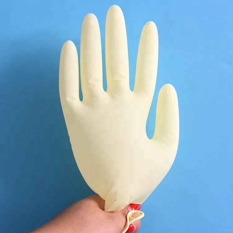 Factory Stock Natural Powder-free Disposable Latex Rubber Latex Nitrile One Time Nitrile Gloves