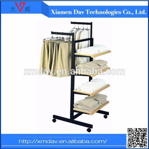 Customized Color display rack free standing metal rug display racks for showroom