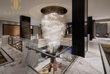 Contemporary modern round sphere chandelier lights