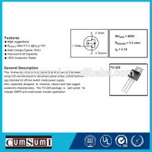 transistors 600v mosfet power