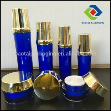 Classical design drum shape acrylic lotion bottles acrylic Make up bottles