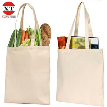 100% cotton canvas bags long handle