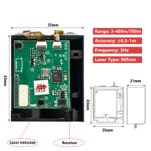 High Frequency Laser Ranging Module 150m