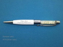 pen shape usb drive with crystal inside