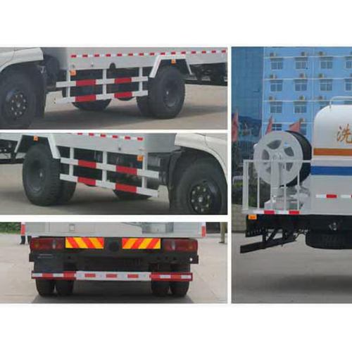 JIEFANG 4-6CBM Truk Pembersih Saluran Pembuangan Tekanan Tinggi