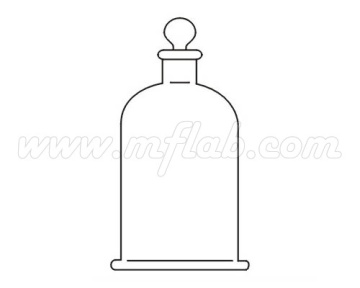 Vacuum Bell Jar With Ground-in Glass Stopper