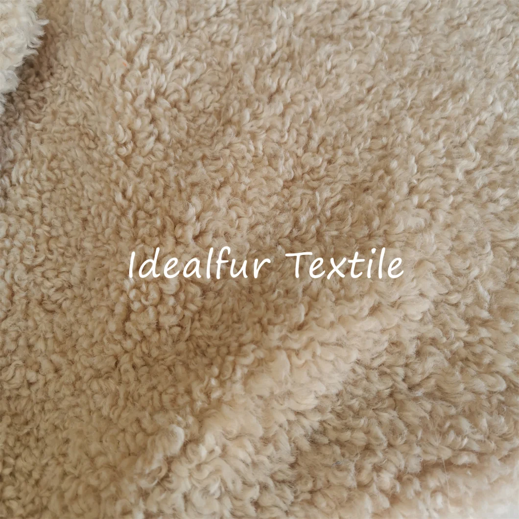 Soft Curly Imitation North American Alpaca Fur