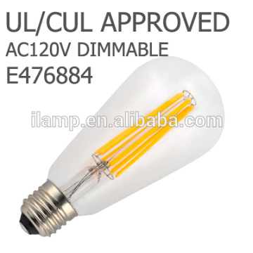 LED Filament E27 GLS Bulb - 4w dimmable