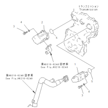 GENUINE KOMATSU WA470-3 LOADER PUMP ASS'Y 705-52-30281